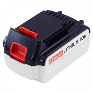 Смяна 20V 3000mAh литиево-йонни батерии за електрически бормашини Black \u0026 Decker LB20, LBX20, LBX4020, LB2X4020