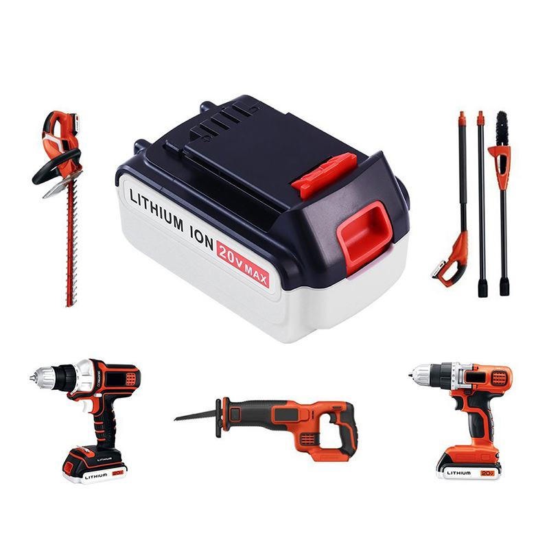 За Black \u0026 Decker LB20, LBX20, LBX4020, LB2X4020 Батерии за инструменти Замяна Li-ion 20V 6000mAh Батерия