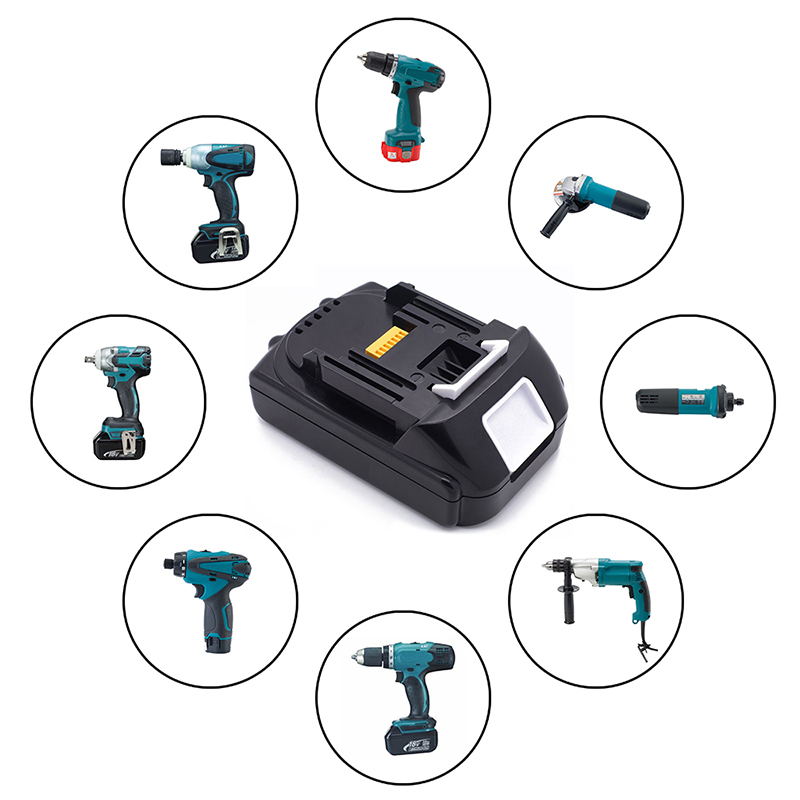 Li-ion 18V 1500mAh 5 клетъчна батерия ремонт на Makita BL1815, BL1820, BL1825